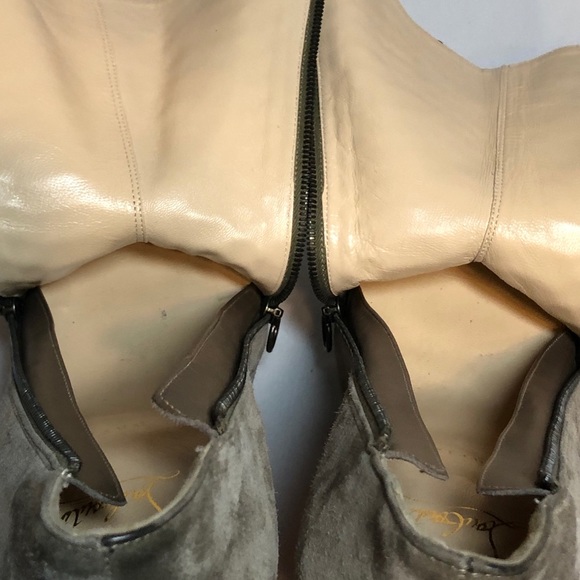 Christian Louboutin Python Suede Booties - Picture 15 of 16